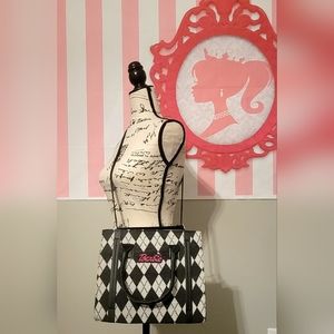 Rhombus pattern..hand bag.. Barbie